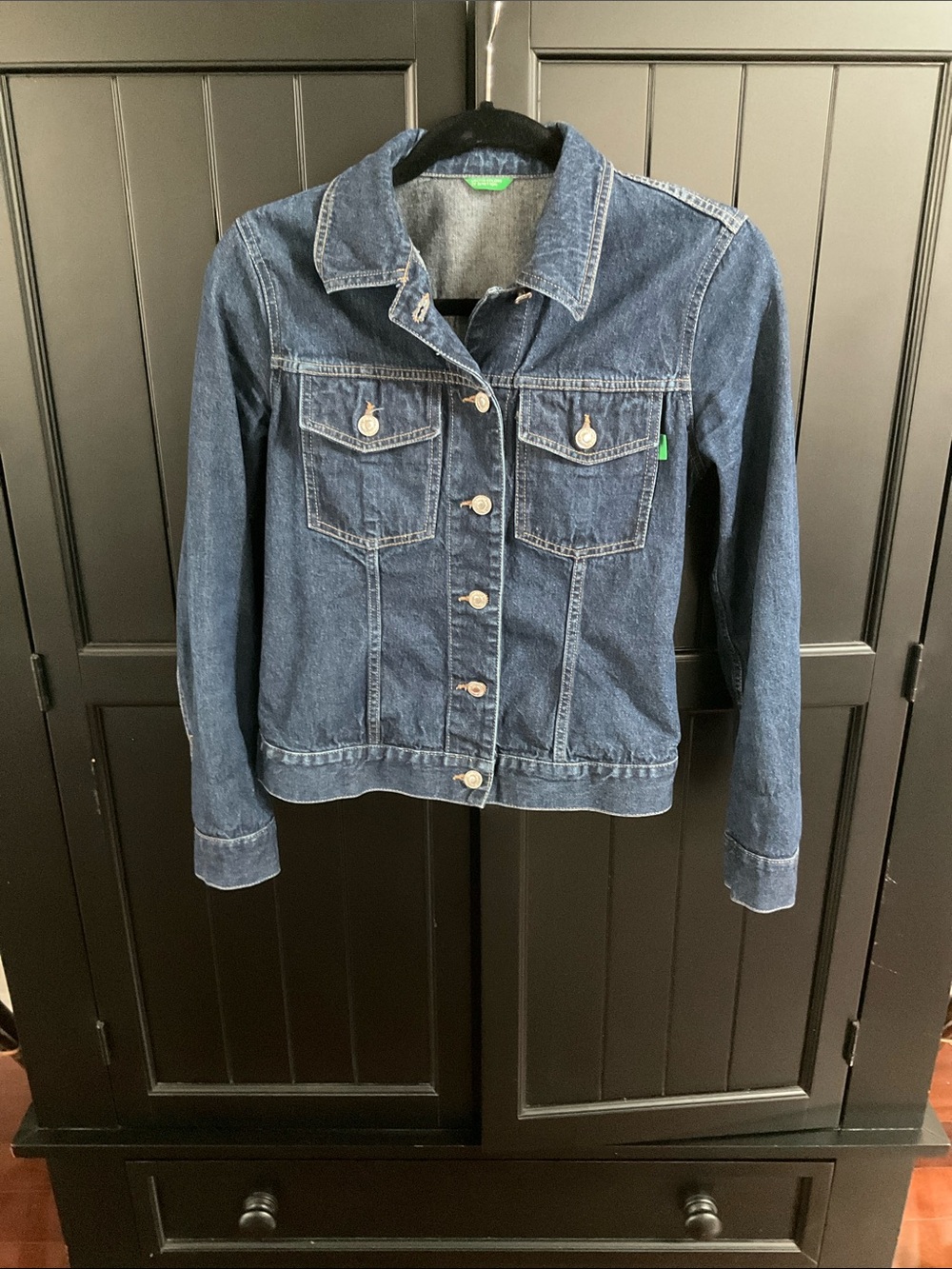 United Colors Of Benetton Dark Blue Denim Jacket